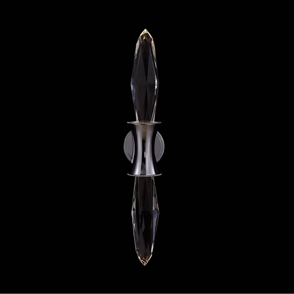 Allegri By Kalco Lighting 046821-010-FR001 Chrome Mostra 27-in 1 Light Led Chrome/clear Wall Sconce Image 1