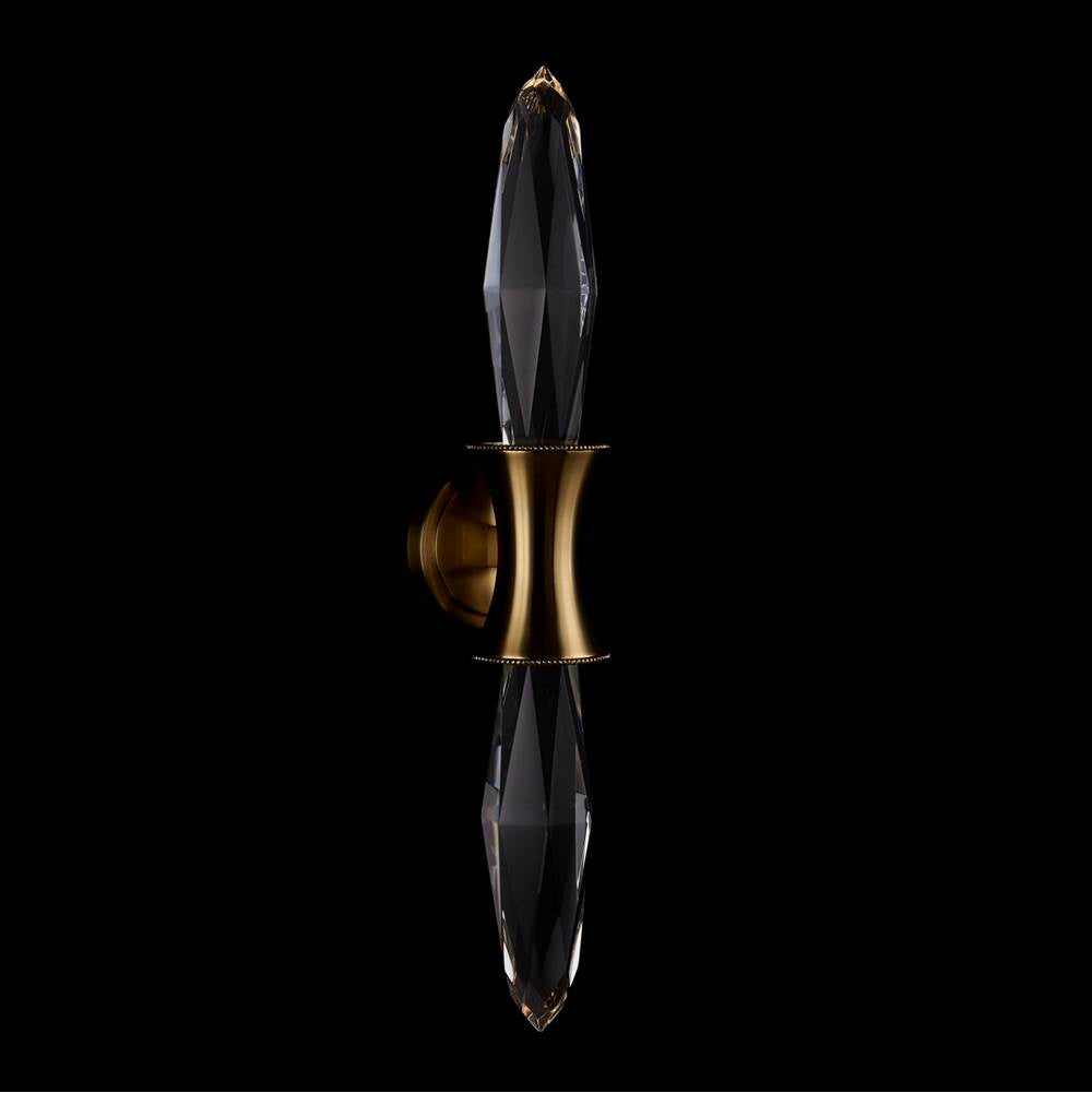 Allegri By Kalco Lighting Mostra 27-in 1 Light Led Chrome/clear Wall Sconce
