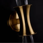 Allegri By Kalco Lighting 046821-062-FR001 True Brass Mostra 27-in 1 Light Led True Brass/clear Wall Sconce Image 3