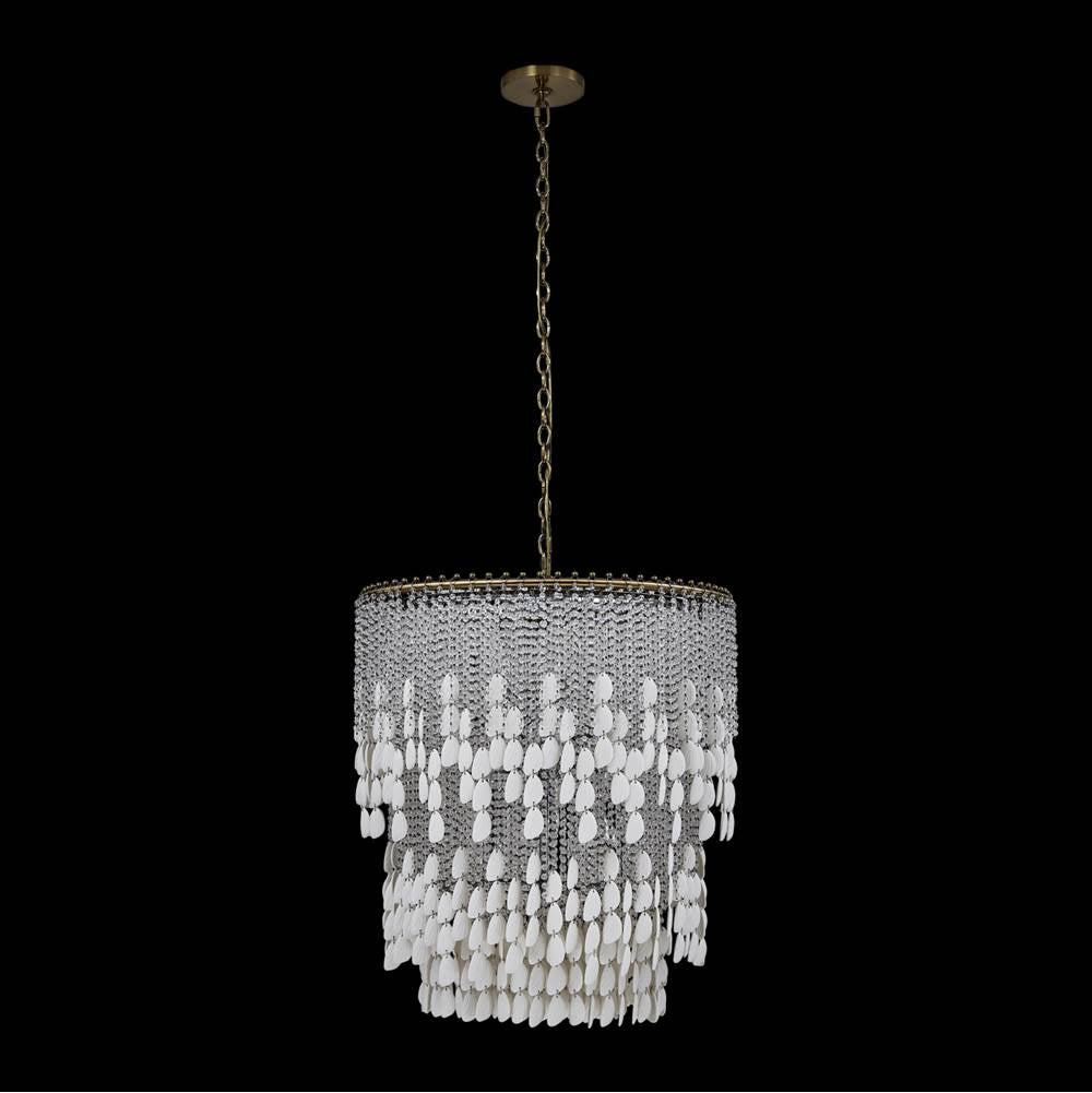 Allegri By Kalco Lighting 047355-038-FR001 Brushed Champagne Gold Farfalle 28-in 18 Light Socket Brushed Champagne Gold/clear Chandelier Image 1