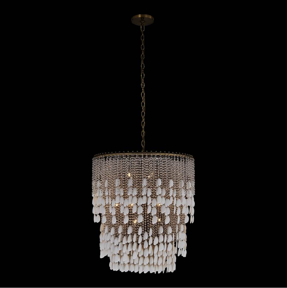 Allegri By Kalco Lighting 047355-038-FR001 Brushed Champagne Gold Farfalle 28-in 18 Light Socket Brushed Champagne Gold/clear Chandelier Image 8