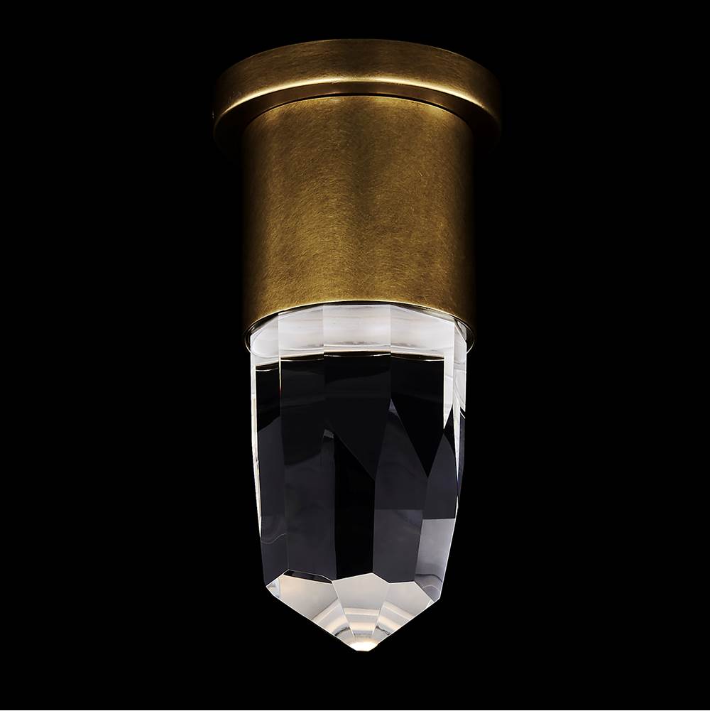 Allegri By Kalco Lighting 047421-062-FR001 True Brass Ore 5-in 1 Light Led True Brass/clear Wall Sconce Image 1