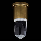 Allegri By Kalco Lighting Ore 5-in 1 Light Led True Brass/clear Wall Sconce
