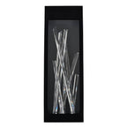 Allegri By Kalco Lighting 090021-052-FR001 Matte Black Arpione Esterno 24-in 1 Light Led Matte Black (fluorocarbon)/clear Outdoor Wall Sconce Image 1