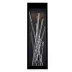 Allegri By Kalco Lighting Arpione Esterno Arpione Esterno 36-in 1 Light Led Matte Black (fluorocarbon)/clear Outdoor Wall Sconce