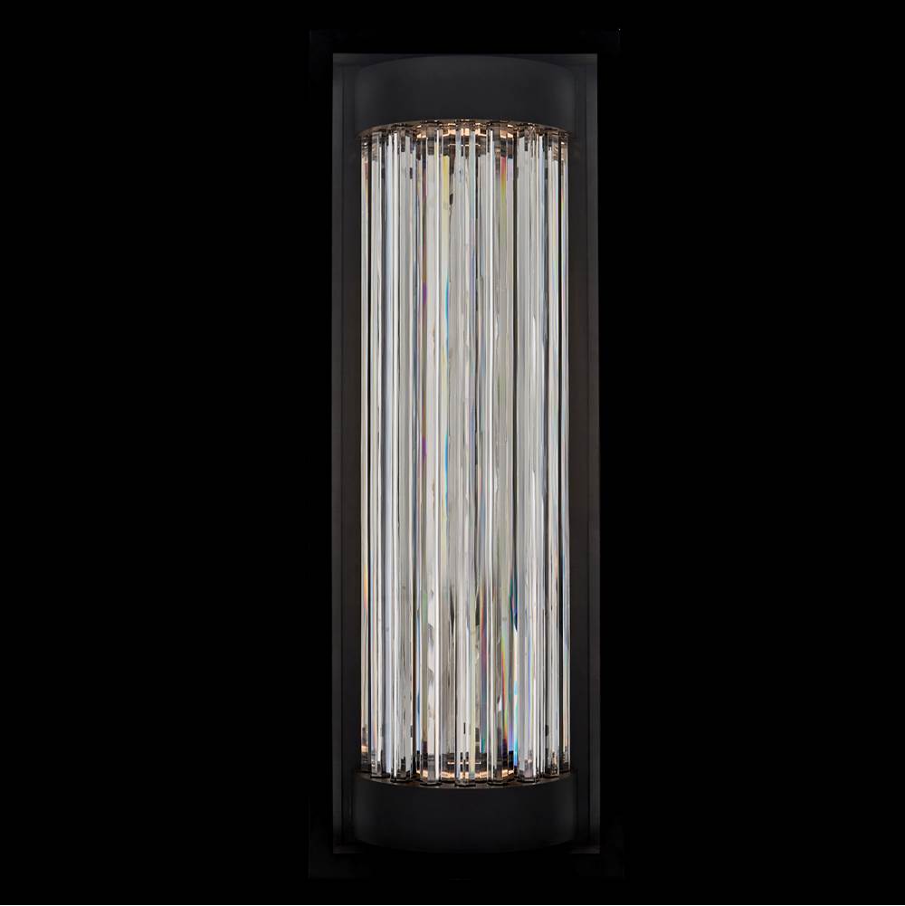 Allegri By Kalco Lighting 090121-052-FR001 Matte Black Cilindro Esterno 28-in 1 Light Led Matte Black (fluorocarbon)/clear Outdoor Wall Sconce Image 1