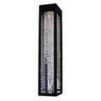Allegri By Kalco Lighting Tenuta Esterno Tenuta Esterno 30-in 1 Light Led Matte Black (fluorocarbon)/clear Outdoor Wall Sconce