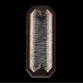 Allegri By Kalco Lighting 090520-063-FR001 Bronze Carato Esterno 12.5-in 1 Light Led Outdoor Bronze Fluorcarbon/clear Outdoor Wall Sconce Image 1