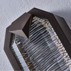 Allegri By Kalco Lighting 090520-063-FR001 Bronze Carato Esterno 12.5-in 1 Light Led Outdoor Bronze Fluorcarbon/clear Outdoor Wall Sconce Image 4