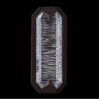 Allegri By Kalco Lighting Carato Esterno Carato Esterno 12.5-in 1 Light Led Outdoor Bronze Fluorcarbon/clear Outdoor Wall Sconce