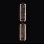 Allegri By Kalco Lighting 090521-063-FR001 Bronze Carato 25-in 2 Light Led Outdoor Bronze Fluorcarbon/clear Outdoor Wall Sconce Image 1