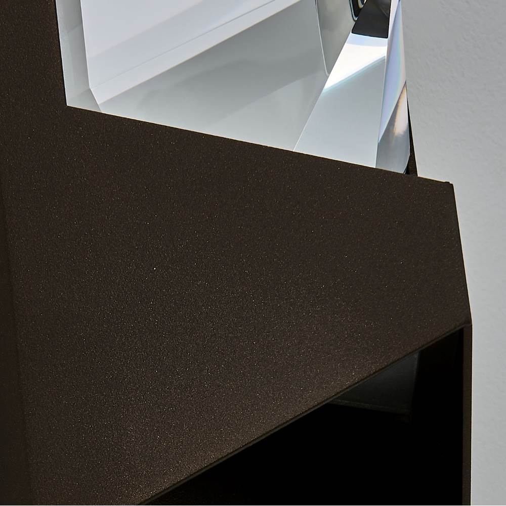 Allegri By Kalco Lighting 090721-063-FR001 Bronze Esterno Cristallo 17-in 1 Light Led Outdoor Bronze Fluorcarbon/clear Outdoor Wall Sconce Image 2