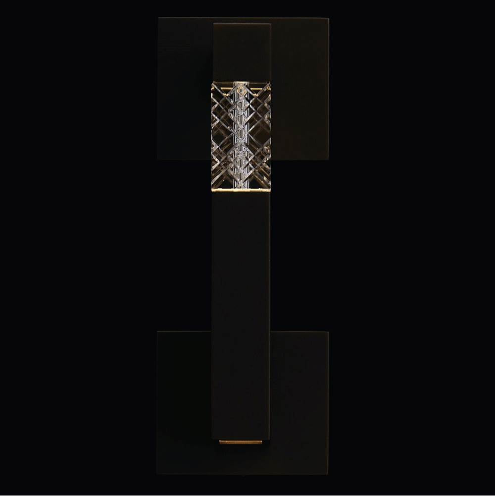 Allegri By Kalco Lighting Tirare Esterno Tirare Esterno 16-in 1 Light Led Outdoor Bronze Fluorcarbon/clear Outdoor Wall Sconce