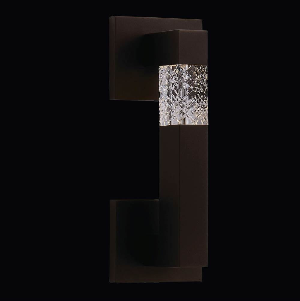 Allegri By Kalco Lighting 091221-063-FR001 Bronze Tirare Esterno 16-in 1 Light Led Outdoor Bronze Fluorcarbon/clear Outdoor Wall Sconce Image 1