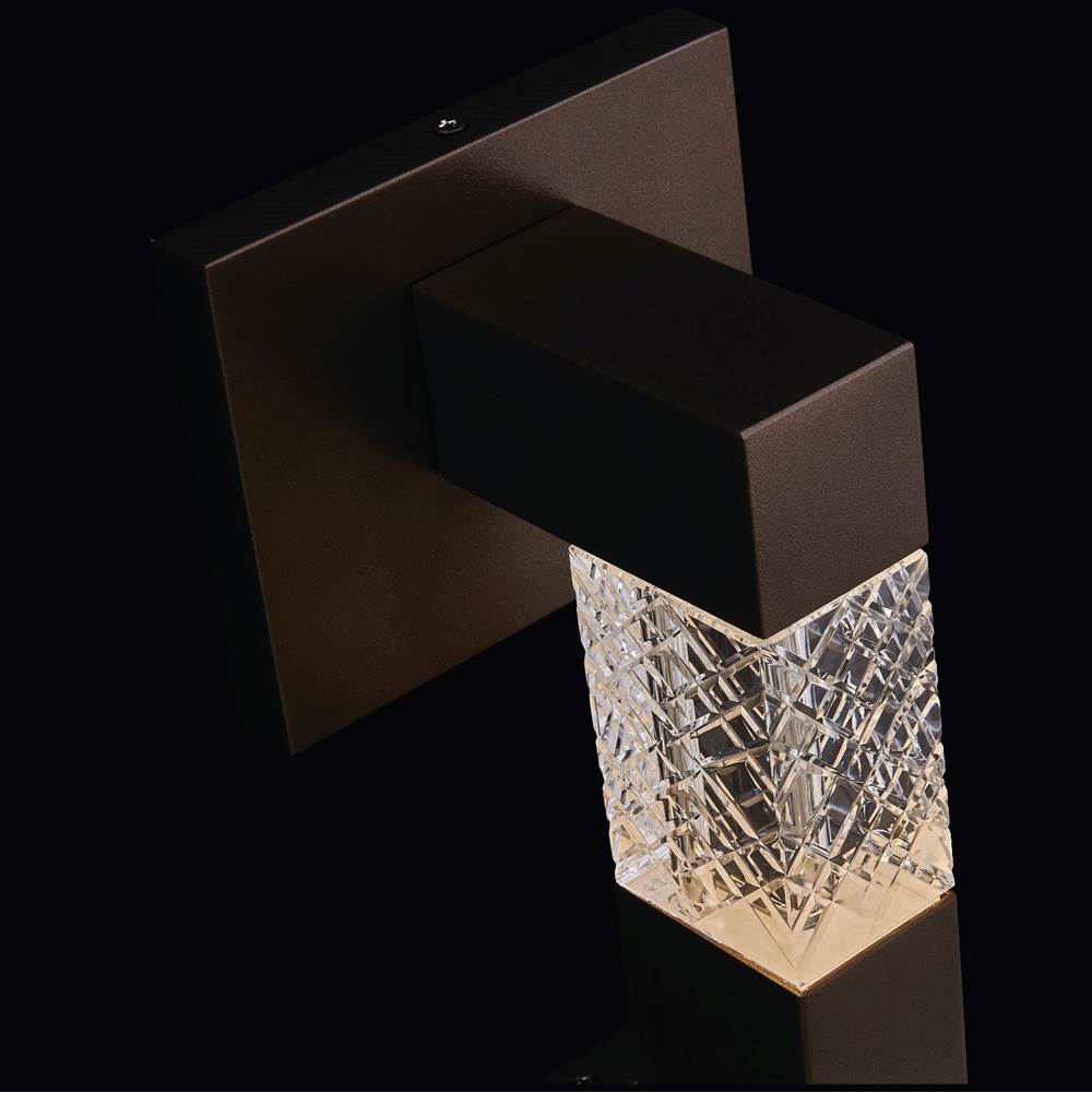 Allegri By Kalco Lighting 091221-063-FR001 Bronze Tirare Esterno 16-in 1 Light Led Outdoor Bronze Fluorcarbon/clear Outdoor Wall Sconce Image 2