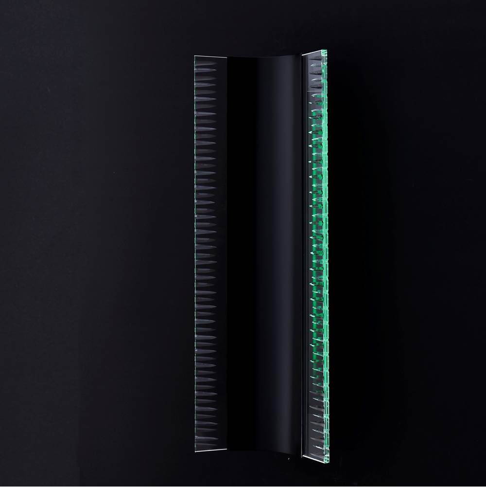 Allegri By Kalco Lighting 091421-052-FR001 Matte Black Tonalita Esterno 24-in 1 Light Led Matte Black (fluorocarbon)/clear Outdoor Wall Sconce Image 2