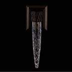 Allegri By Kalco Lighting Mezza Esterno Mezza Esterno 14-in 1 Light Led Outdoor Bronze Fluorcarbon/clear Outdoor Wall Sconce
