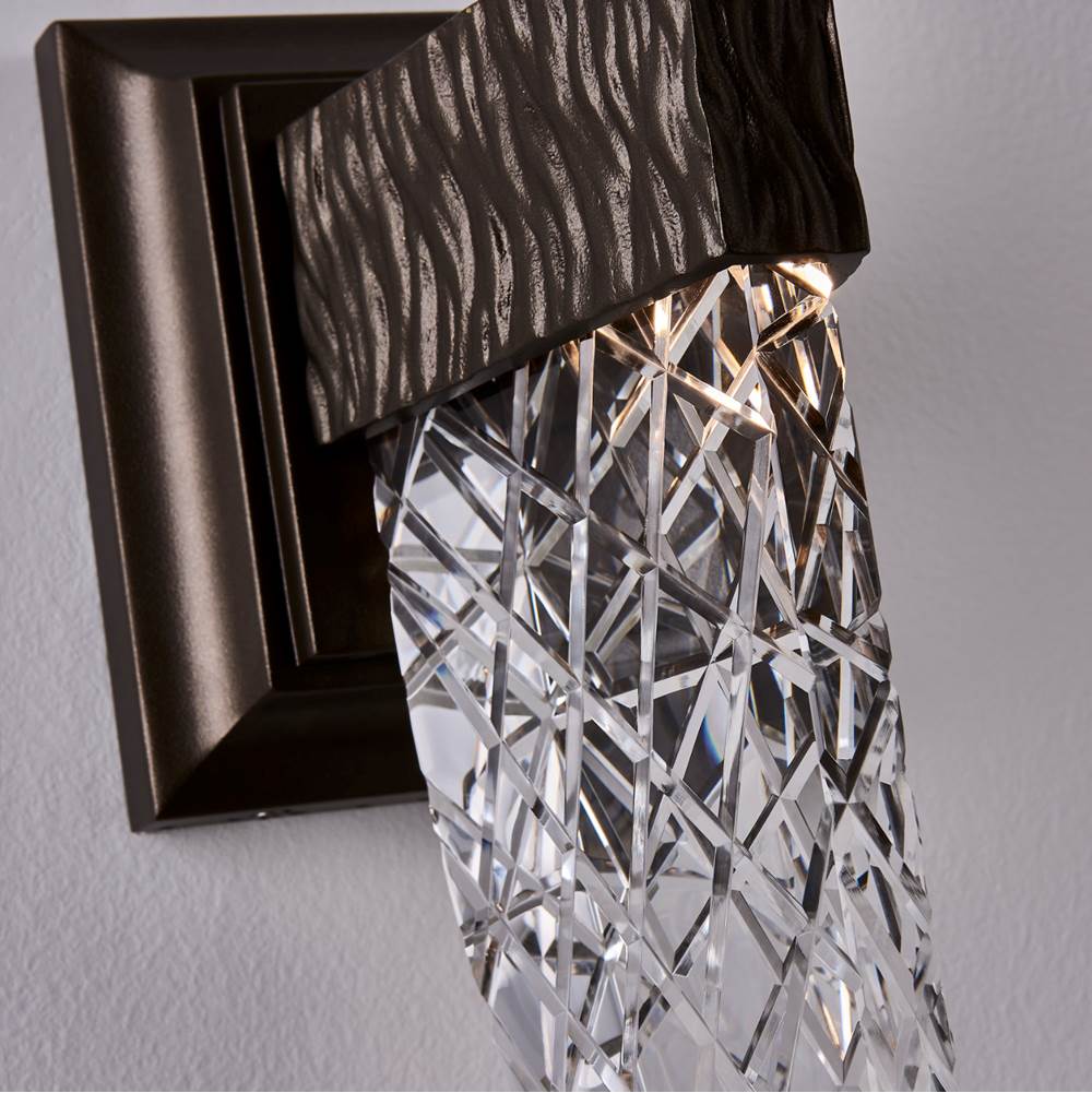 Allegri By Kalco Lighting 091521-063-FR001 Bronze Mezza Esterno 14-in 1 Light Led Outdoor Bronze Fluorcarbon/clear Outdoor Wall Sconce Image 3