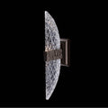 Allegri By Kalco Lighting 091522-063-FR001 Bronze Mezza Esterno 22-in 1 Light Led Outdoor Bronze Fluorcarbon/clear Outdoor Wall Sconce Image 1