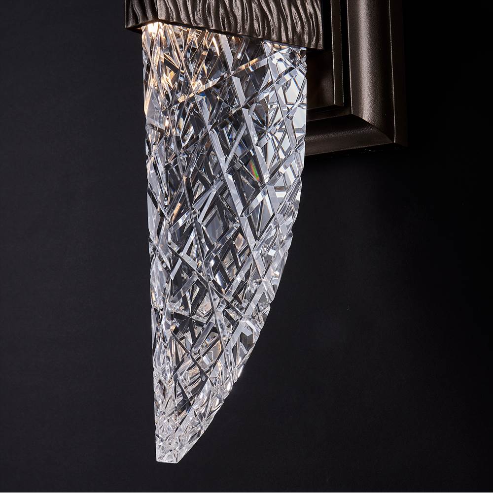 Allegri By Kalco Lighting 091522-063-FR001 Bronze Mezza Esterno 22-in 1 Light Led Outdoor Bronze Fluorcarbon/clear Outdoor Wall Sconce Image 4