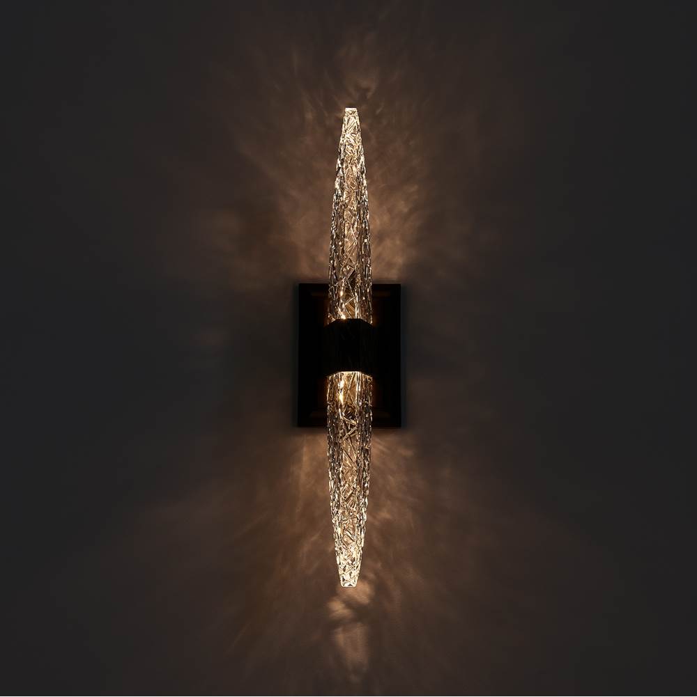 Allegri By Kalco Lighting 091522-063-FR001 Bronze Mezza Esterno 22-in 1 Light Led Outdoor Bronze Fluorcarbon/clear Outdoor Wall Sconce Image 2