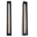 Allegri By Kalco Lighting Lina Esterno Lina Esterno 51-in 1 Light Led Matte Black (fluorocarbon)/clear Outdoor Wall Sconce
