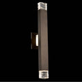 Allegri By Kalco Lighting Tapatta Esterno Tapatta Esterno 34-in 3 Light Led Outdoor Bronze Fluorcarbon/clear Wall Sconce