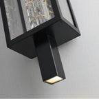 Allegri By Kalco Lighting 099032-052-FR001 Matte Black Colonna Esterno 31-in 1 Light Led Matte Black (fluorocarbon)/clear Outdoor Wall Sconce Image 2