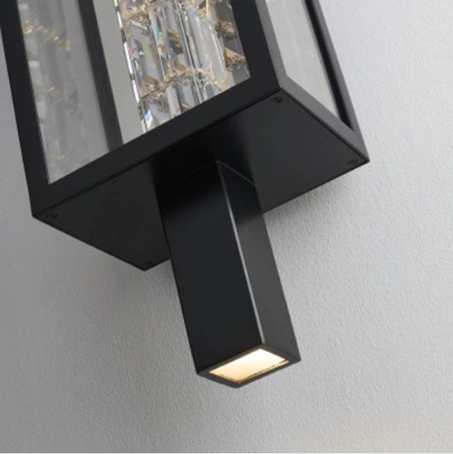 Allegri By Kalco Lighting 099032-052-FR001 Matte Black Colonna Esterno 31-in 1 Light Led Matte Black (fluorocarbon)/clear Outdoor Wall Sconce Image 2