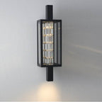 Allegri By Kalco Lighting 099032-052-FR001 Matte Black Colonna Esterno 31-in 1 Light Led Matte Black (fluorocarbon)/clear Outdoor Wall Sconce Image 1