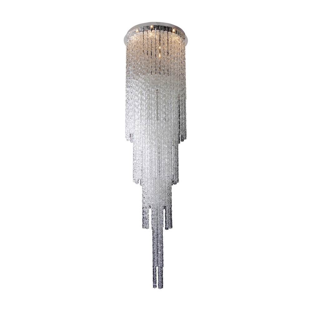 Allegri By Kalco Lighting Botticelli 25.5-in 11 Light Socket Chrome Flush Mount