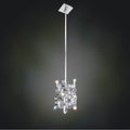 Allegri By Kalco Lighting Vermeer 8-in 1 Light Socket Chrome/clear Pendant
