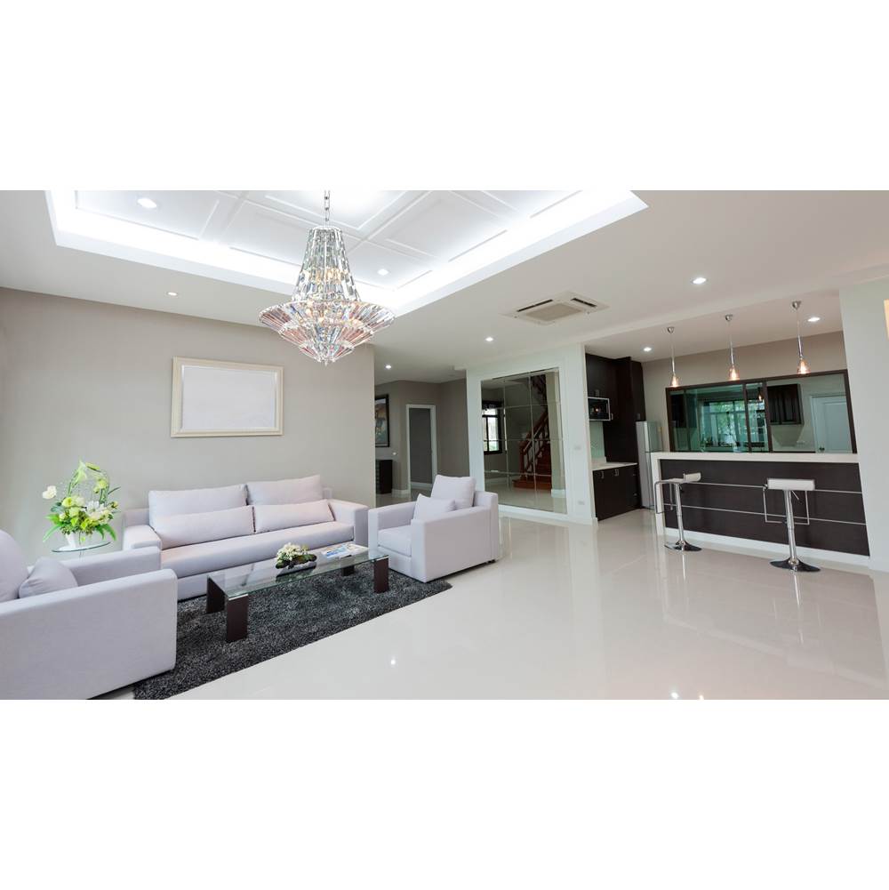Allegri By Kalco Lighting Auletta 24-in 12 Light Socket Chrome/clear Chandelier