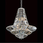 Allegri By Kalco Lighting 11425-010-FR001 Chrome Auletta 24-in 12 Light Socket Chrome/clear Chandelier Image 1