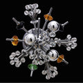 Allegri By Kalco Lighting 11630-010-FRMULTI Chrome Constellation Colorata 13-in 3 Light Socket Chrome/constellation Colorata Wall Sconce Image 1