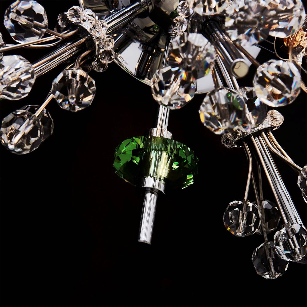 Allegri By Kalco Lighting Constellation Colorata Constellation Colorata 13-in 3 Light Socket Chrome/constellation Colorata Wall Sconce