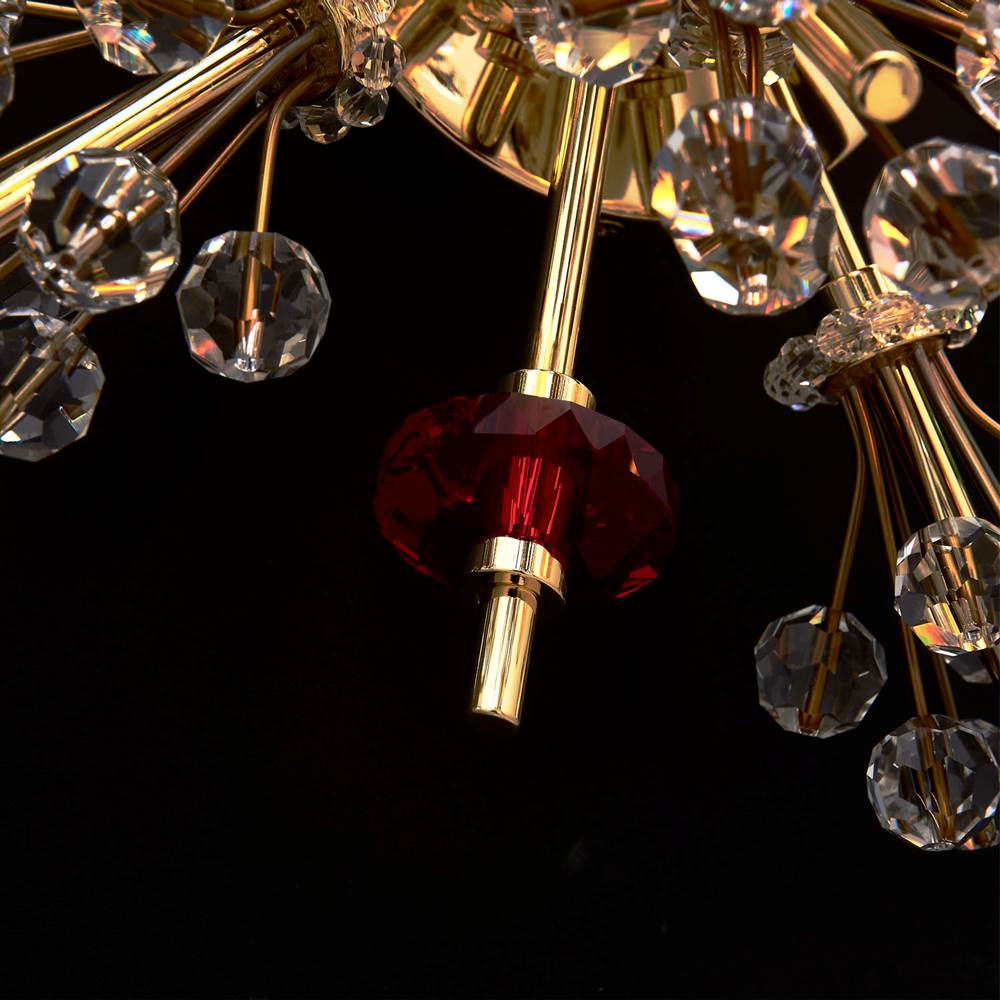 Allegri By Kalco Lighting Constellation Colorata Constellation Colorata 13-in 3 Light Socket Chrome/constellation Colorata Wall Sconce