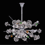 Allegri By Kalco Lighting 11634-010-FRMULTI Chrome Constellation Colorata 36-in 30 Light Socket Chrome/constellation Colorata Chandelier Image 1