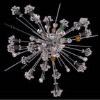 Allegri By Kalco Lighting Constellation Colorata Constellation Colorata 47-in 30 Light Socket Chrome/constellation Colorata Chandelier