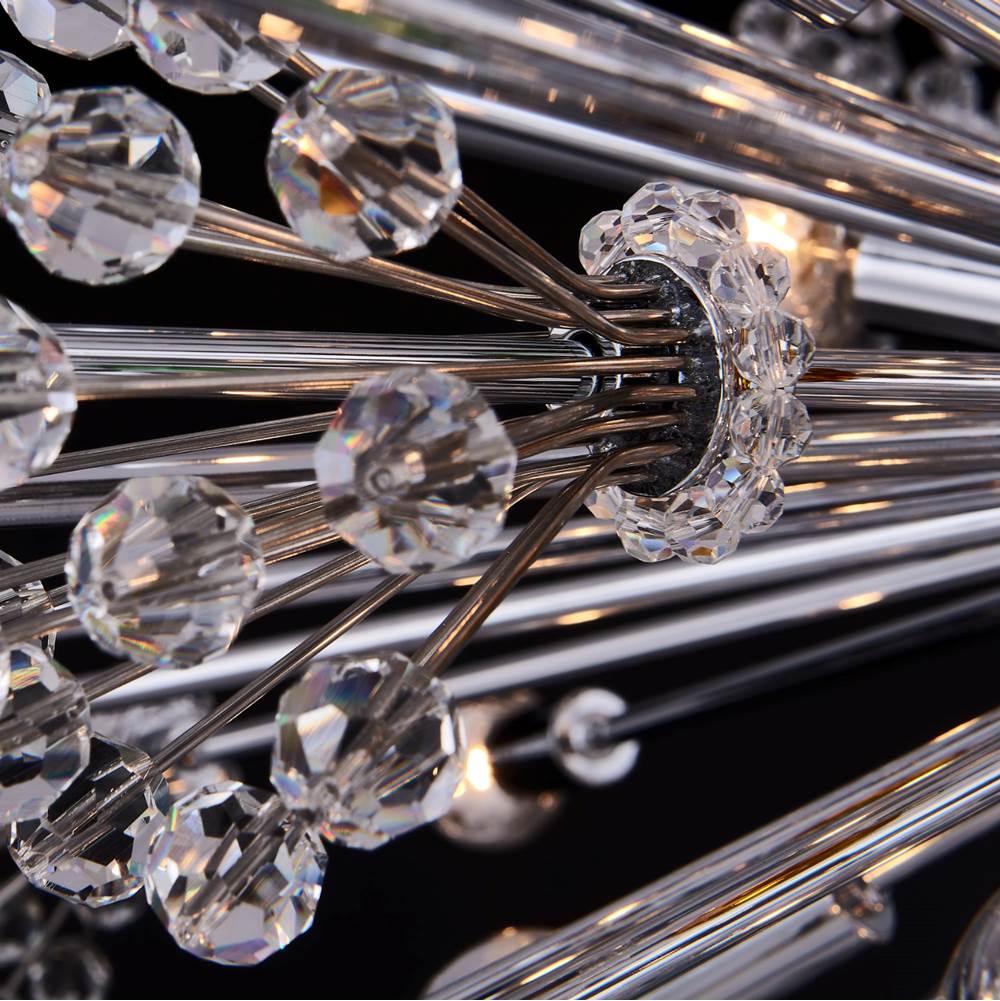 Allegri By Kalco Lighting 11635-010-FRMULTI Chrome Constellation Colorata 47-in 30 Light Socket Chrome/constellation Colorata Chandelier Image 2