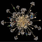 Allegri By Kalco Lighting Constellation Colorata Constellation Colorata 60-in 46 Light Socket Chrome/constellation Colorata Chandelier