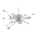 Allegri By Kalco Lighting Constellation 92-in 46 Light Socket Chrome/clear Chandelier