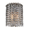 Allegri By Kalco Lighting Milieu Metro Milieu Metro 9-in 2 Light Socket Chrome/clear Wall Sconce