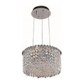 Allegri By Kalco Lighting Milieu Metro Milieu Metro 10.5-in 2 Light Socket Chrome/clear Chandelier