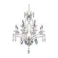 Allegri By Kalco Lighting Florence 32-in 12 Light Socket Tarnished Silver/clear Chandelier