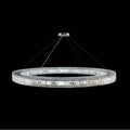 Allegri By Kalco Lighting Rondelle 72-in 20 Light Socket Chrome/clear Chandelier