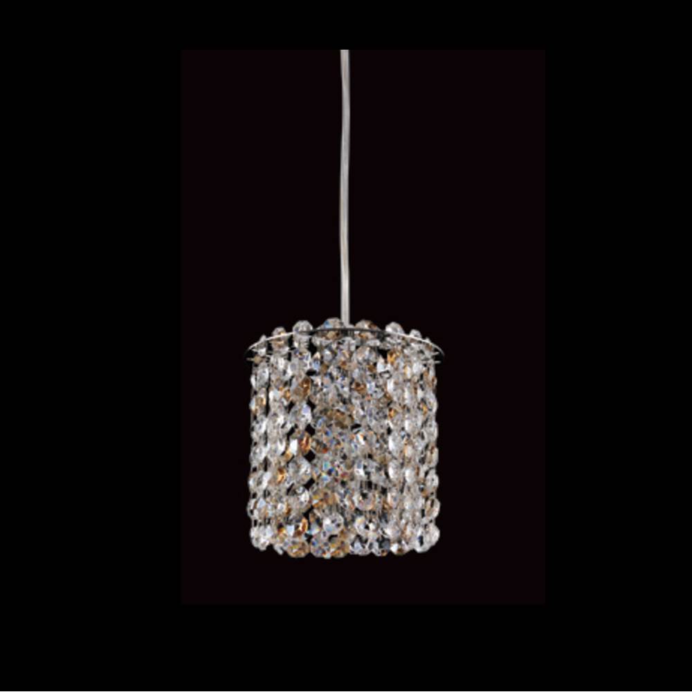 Allegri By Kalco Lighting Milieu Mini Pendant Milieu Mini Pendant 5.5-in 1 Light Socket Chrome/bordeoux Pendant