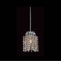 Allegri By Kalco Lighting Milieu Mini Pendant Milieu Mini Pendant 6-in 1 Light Socket Chrome/bordeoux Pendant