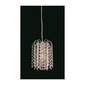 Allegri By Kalco Lighting Milieu Mini Pendant Milieu Mini Pendant 6-in 1 Light Socket Chrome/plated Aqua Blue Pendant