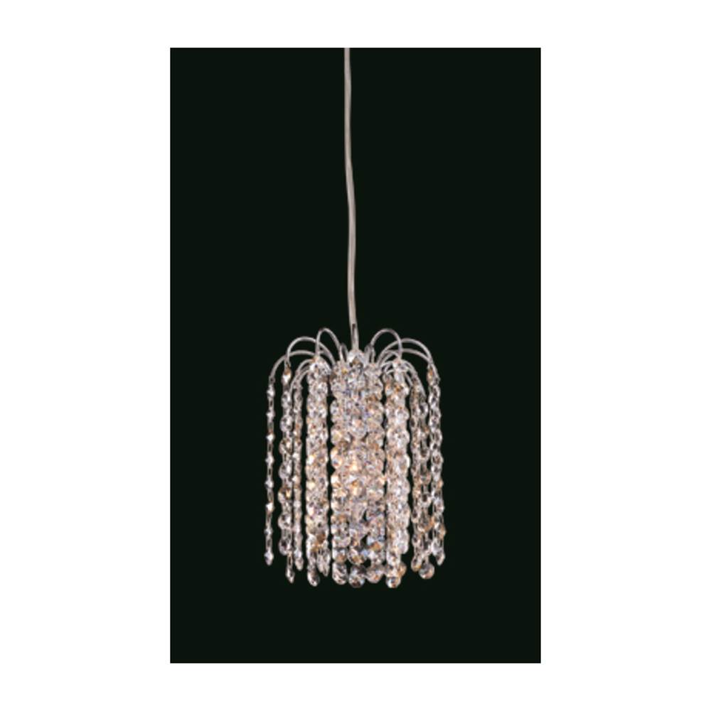 Allegri By Kalco Lighting Milieu Mini Pendant Milieu Mini Pendant 6-in 1 Light Socket Chrome/golden Teak Pendant